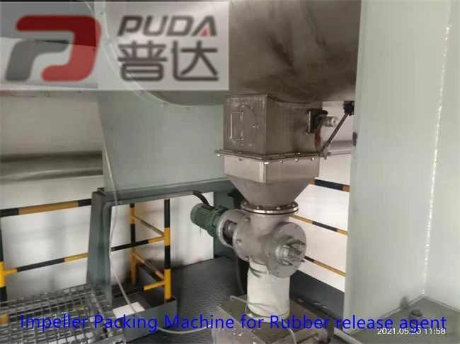 Impeller packing machine for rubber release agent 1